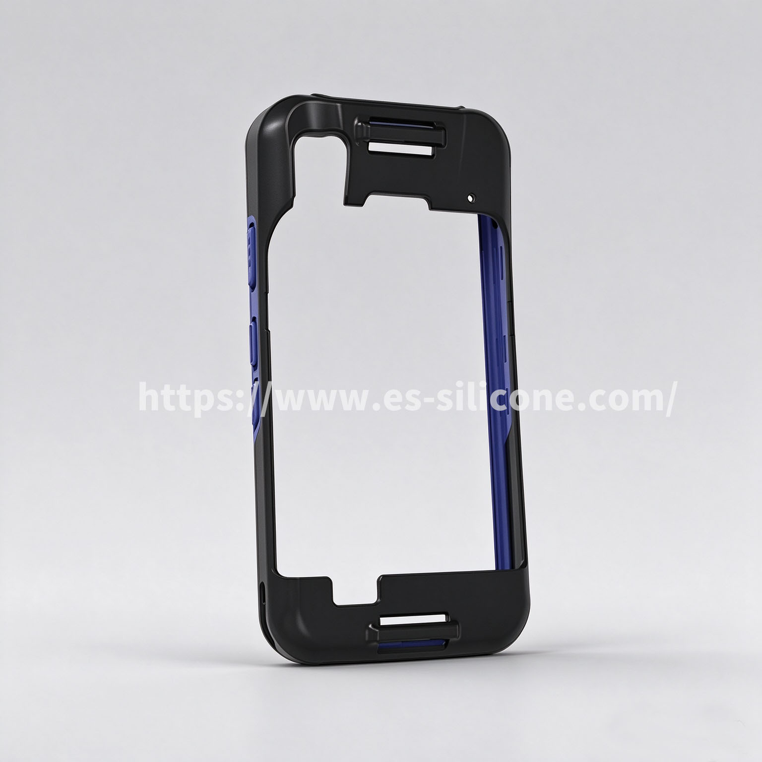 POS machine dual-color injection molded casing